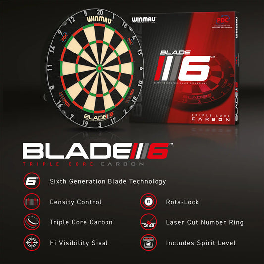 Winmau Blade 6 Triple Core Dart Board